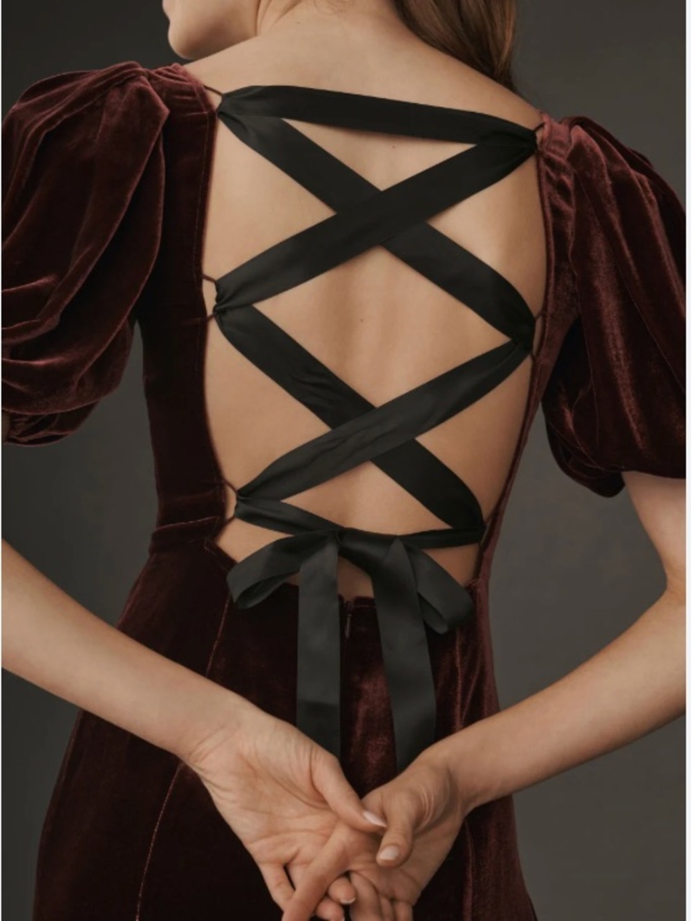 Reformation Jocelyn Velvet Dress